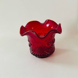 1960s L.G. Weight by Fenton Glass Sugar Spooner